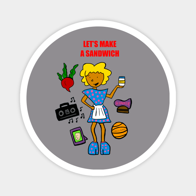 LADY PATTI MAYONNAISE Magnet by scottashleyj